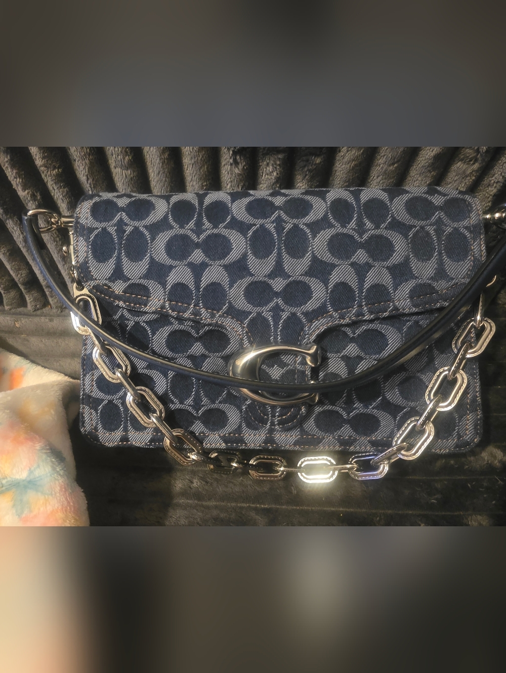 Coach Tabby Chain Shoulder /crossbody Bag - Picture 2 of 9